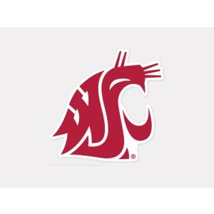 Wincraft NCAA Washington State University Perfect Cut Color Decal, 4"" x 4"" - Image 2